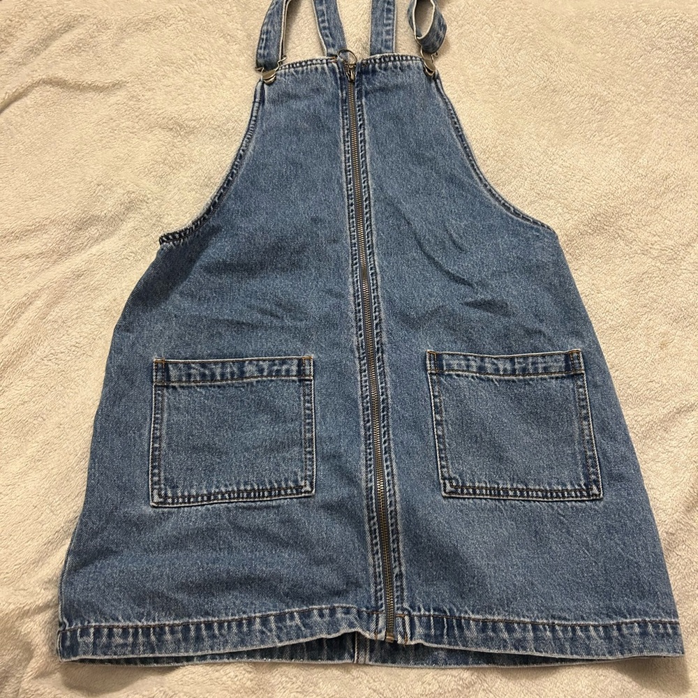 Denim Zip-Up Dress
